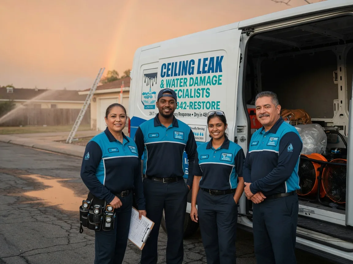 Ceiling Leak Cleanup company in Clayton, MI